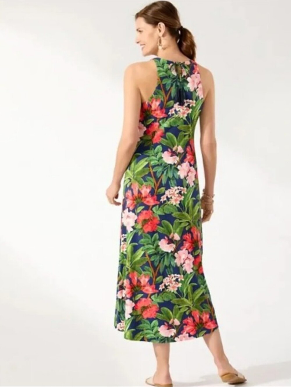 NWOT Tommy Bahama Jasmina Faraway Blooms Maxi Dress - Picture 10 of 11